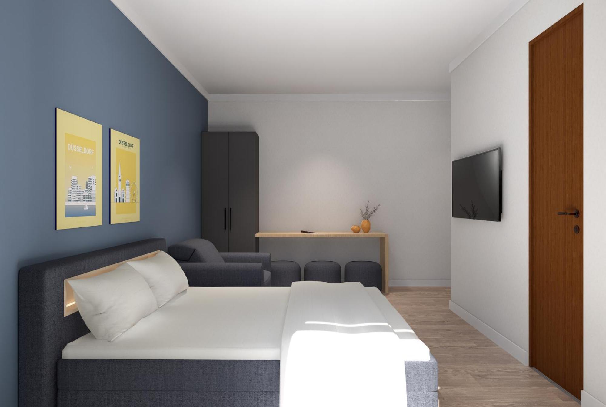 Antares Apartments Düsseldorf Exteriör bild