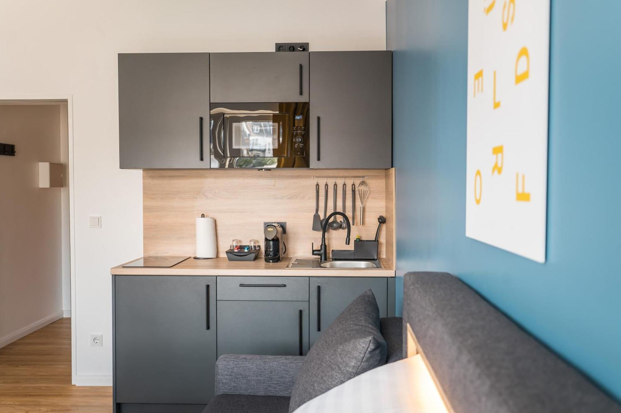 Antares Apartments Düsseldorf Exteriör bild