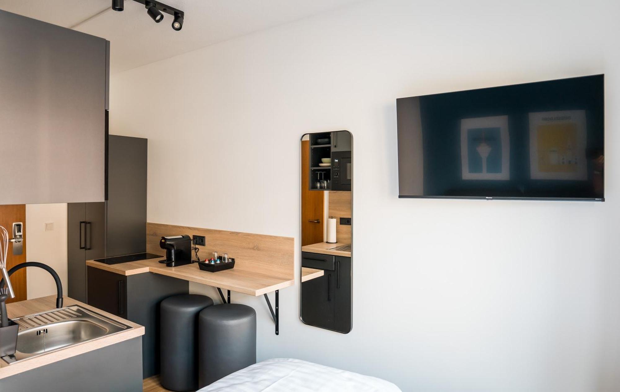 Antares Apartments Düsseldorf Exteriör bild
